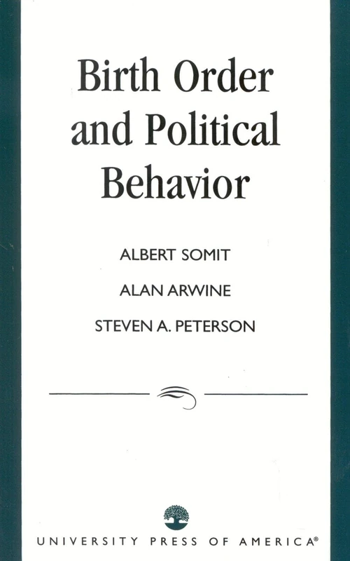 Birth Order and Political Behavior (Early English Women Writers, 1660-1800) - Image 1