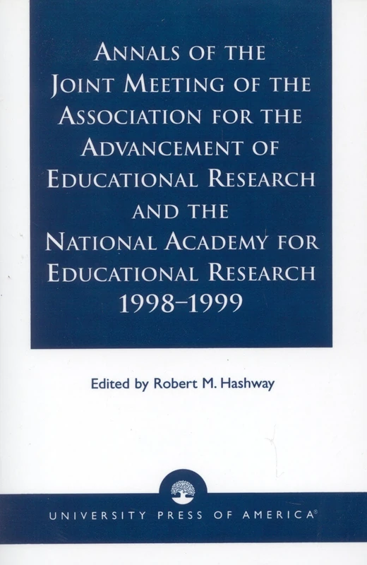 Annals of the Joint Meeting of the Association for the Advancement of Educational Research and the National Academy for Educational Research 1998-1999 - Image 1