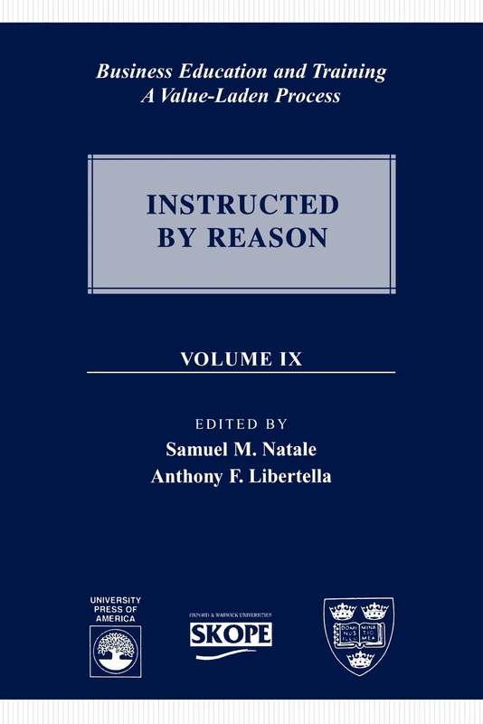 Business Education and Training: A Value-Laden Process, Volume 9