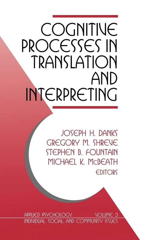 Cognitive Processes in Translation and Interpreting (Applied Psychology (Hardcover))