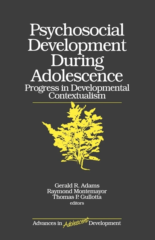 Psychosocial Development during Adolescence: Progress in Developmental Contexualism: 8 (Advances in Adolescent Development)