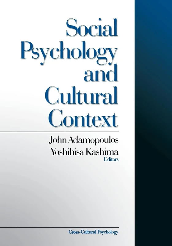 Social Psychology and Cultural Context (Cross Cultural Psychology)