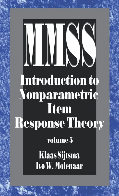 Introduction to Nonparametric Item Response Theory: 5 (Measurement Methods for the Social Science)