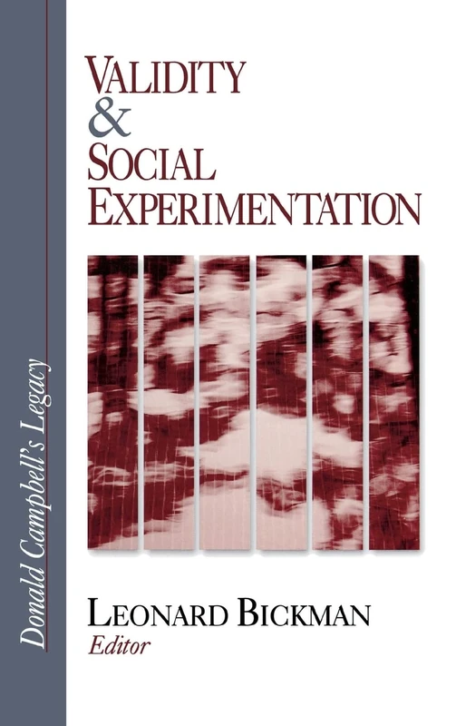 Validity and Social Experimentation: Donald Campbell′s Legacy: 1 (Donald Campbell's Legacy (Hardcover))