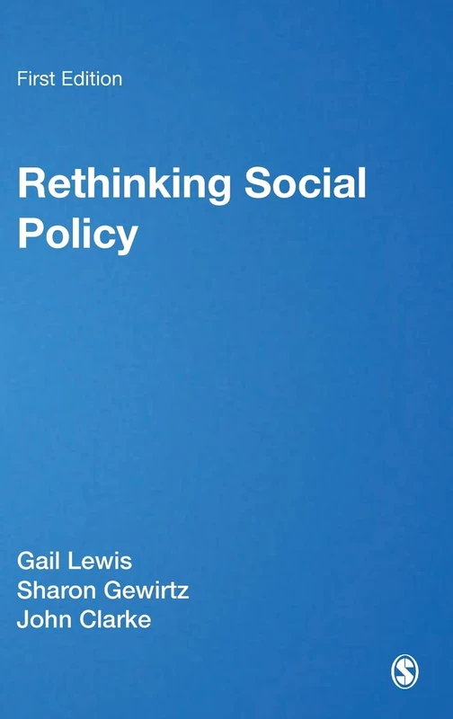 Sage Publications Rethinking Social Policy - Used Book