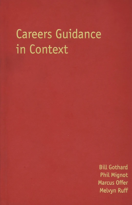 Sage Publications Careers Guidance in Context - Professional Text