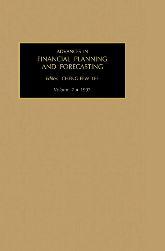 Advances in Financial Planning and Forecasting: 7