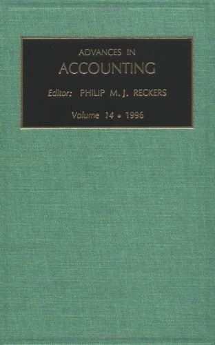 Advances in Accounting: v. 14
