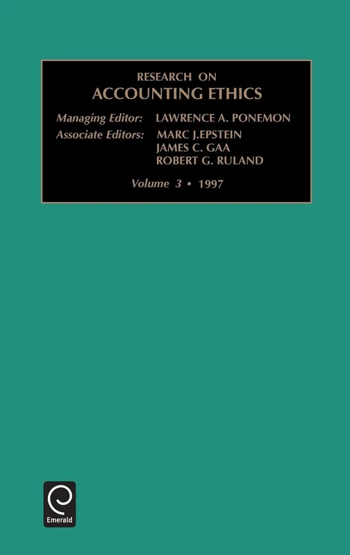 Research on Accounting Ethics: Vol 3