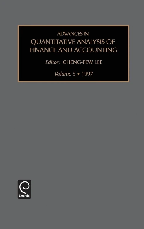 Advances in Quantitative Analysis of Finance and Accounting: 5