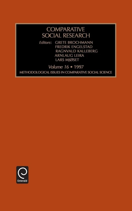Methodological Issues in Comparative Social Science: 16 (Comparative Social Research, 16)
