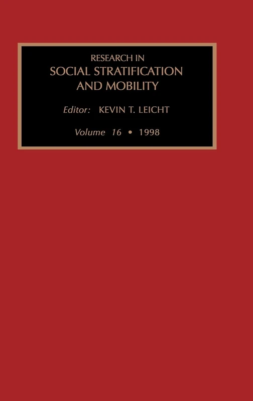Research in Social Stratification and Mobility: v. 16 - Image 1