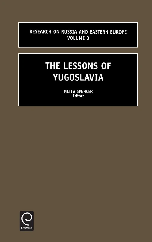 The Lessons of Yugoslavia: 3 (Research on Russia and Eastern Europe, 3) - Image 1