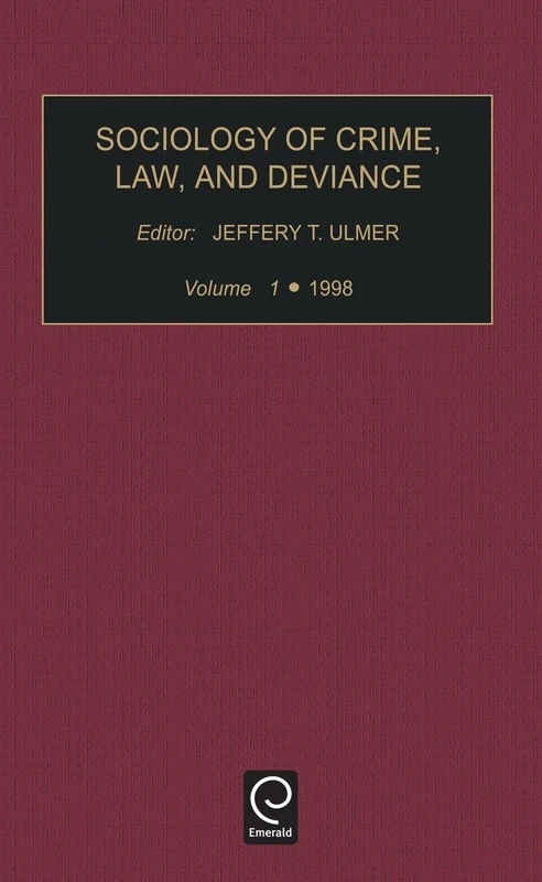 Sociology of Crime Law and Deviance: 1