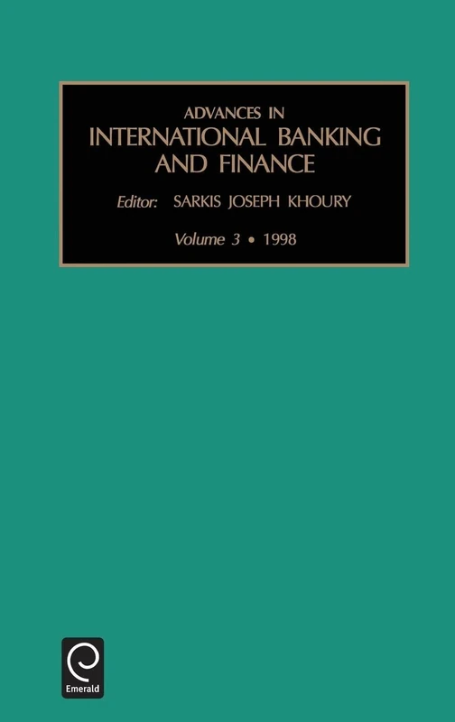 Advances in International Banking and Finance: Vol 3