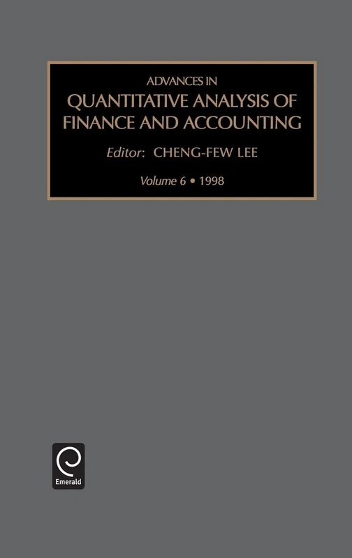Advances in Quantitative Analysis of Finance and Accounting: Vol 6