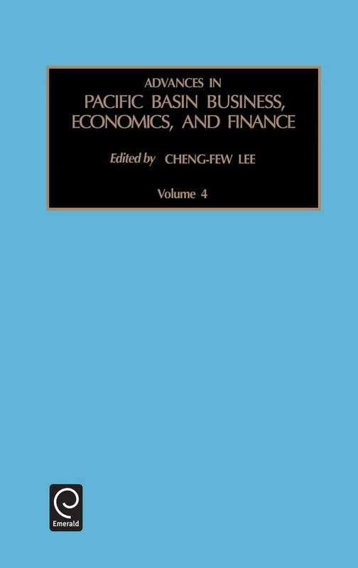 Advances in Pacific Basin Business, Economics, and Finance: Vol 4
