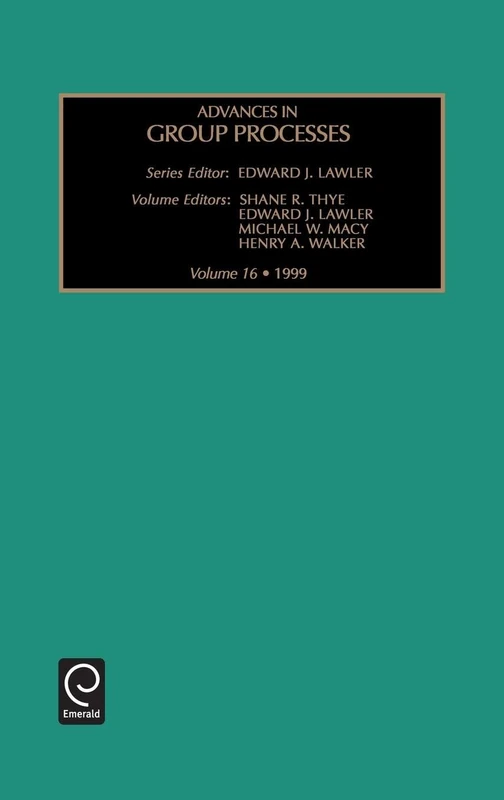 Advances in Group Processes: 16