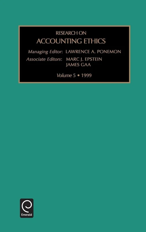 Research on Accounting Ethics: Vol 5