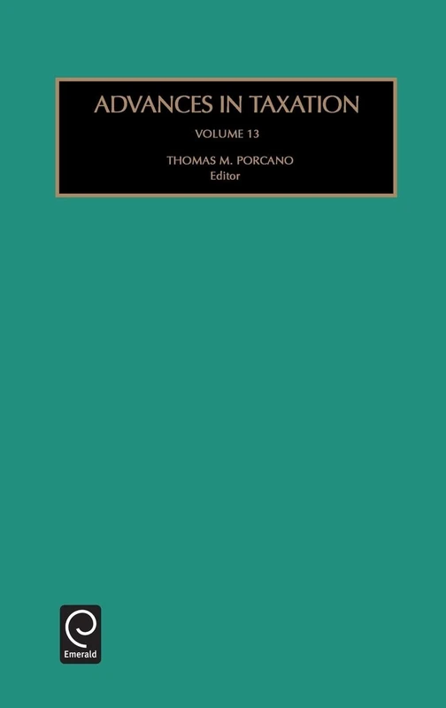 Advances in Taxation: 13