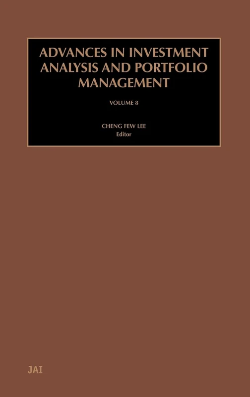 Advances in Investment Analysis and Portfolio Management (Volume 8): Vol 8