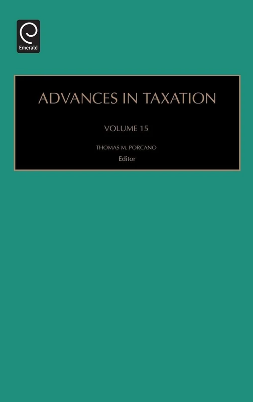 Advances in Taxation: 15