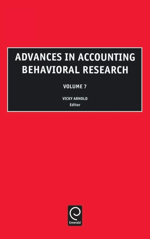 Advances in Accounting Behavioral Research: 7