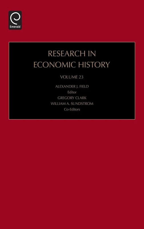 Research in Economic History: 23