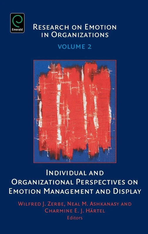 Individual and Organizational Perspectives on Emotion Management and Display: 2 (Research on Emotion in Organizations, 2)