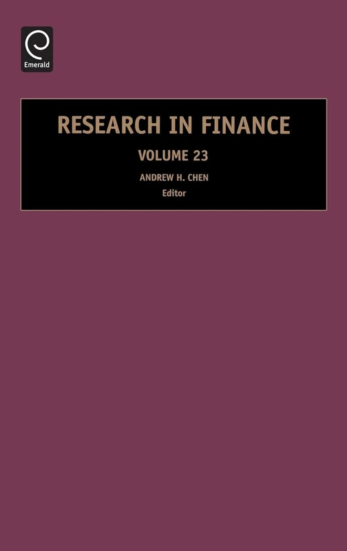 Research in Finance: 23
