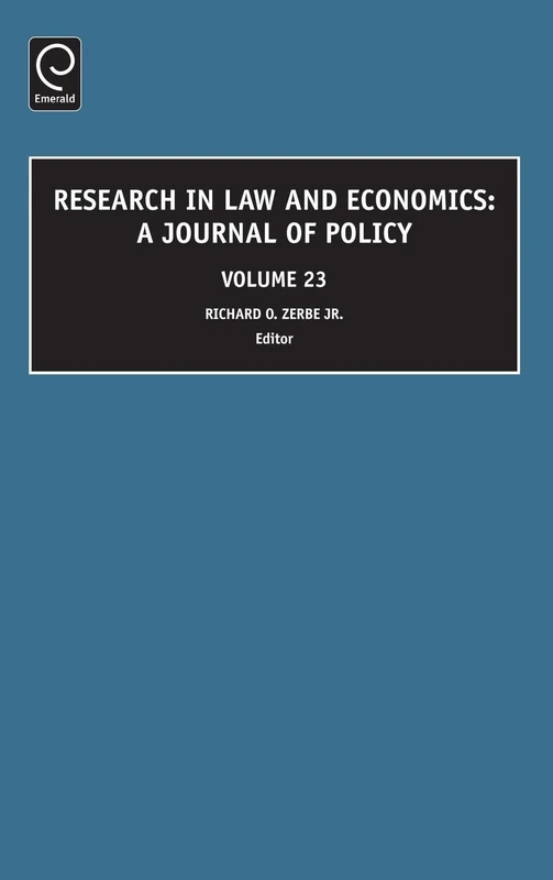 Research in Law and Economics: A Journal of Policy: 23