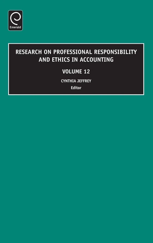 Research on Professional Responsibility and Ethics in Accounting: 12