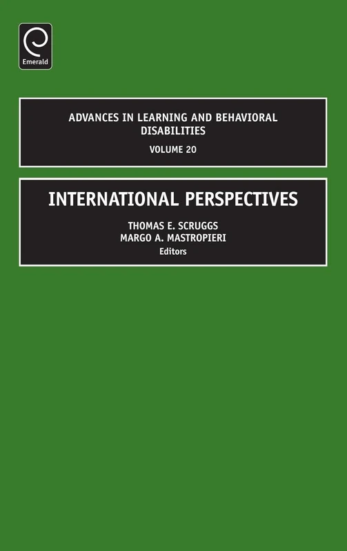International Perspectives: 20 (Advances in Learning and Behavioral Disabilities, 20)