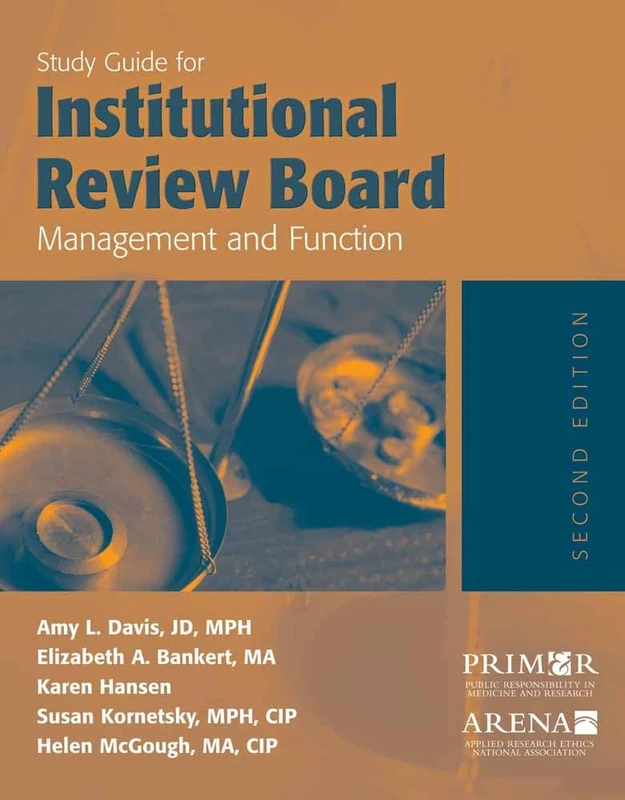 Study Guide for Institutional Review Board Management and Function: Student Study Guide - Image 1