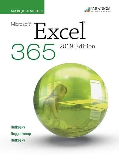 Marquee Series Microsoft Excel 2019 Workbook and eBook - Image 1