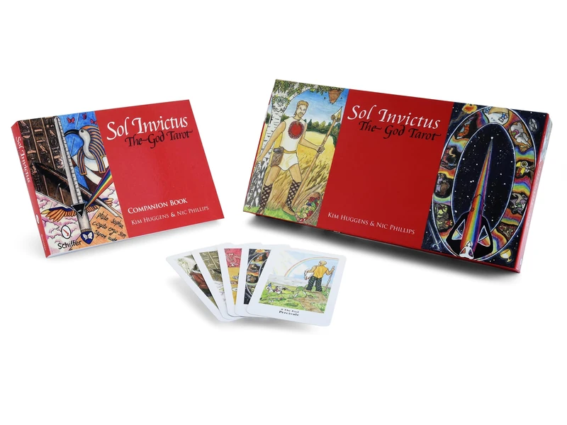 Sol Invictus: The-God Tarot: (Tarot Kit Box Set with 78 Cards and Guide Book)