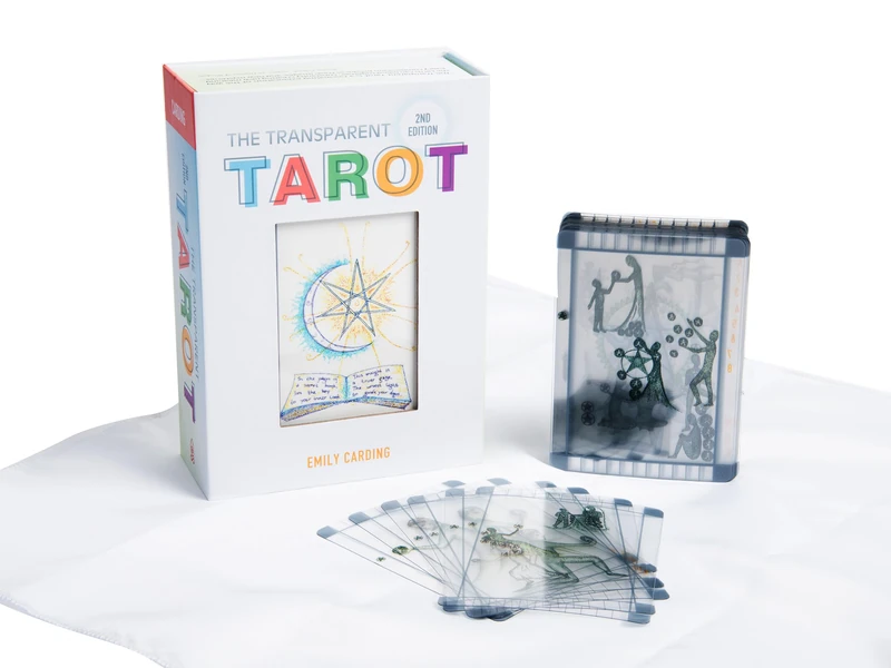 The Transparent Tarot: (2nd Edition, Tarot Kit Box Set with 78 Cards and Guide Book)