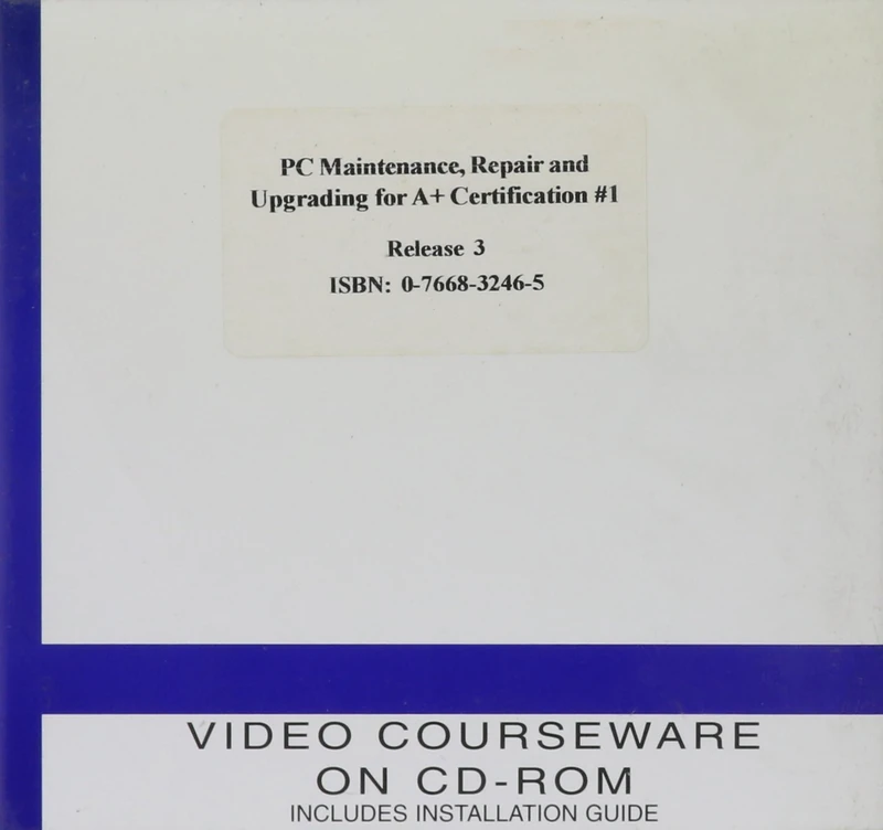 CD-Rom (PC Maintenance and Repair for A+ Certification Set)