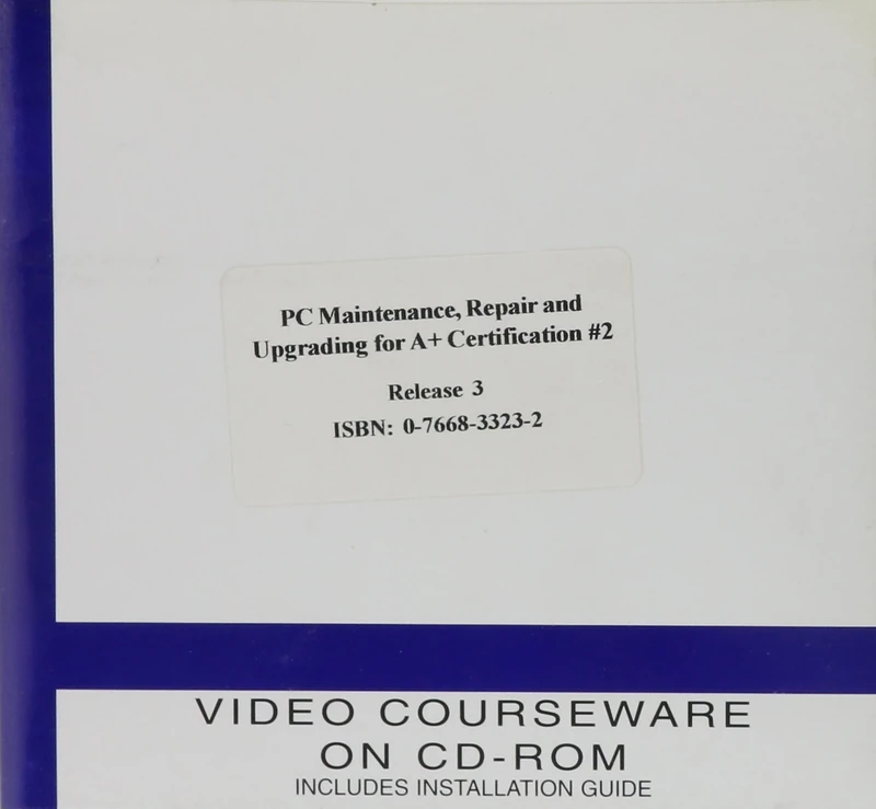 CD-Rom (PC Maintenance and Repair for A+ Certification Set 2)