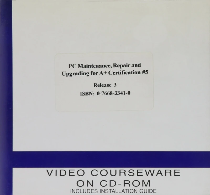 CD-Rom (PC Maintenance and Repair for A+ Certification Set 5)