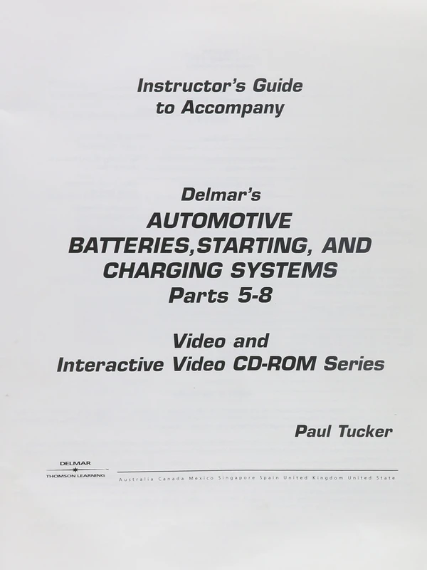 Batteries VS Set 2 Automotive Starting Systems [VHS]