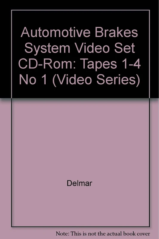 Automotive Brakes System Video Set CD-Rom: Tapes 1-4 No 1 (Video Series)