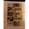Advances in Cement and Concrete: Proceedings of an Engineering Foundation Conference Held in Durham, New Hampshire, July 24-29, 1994