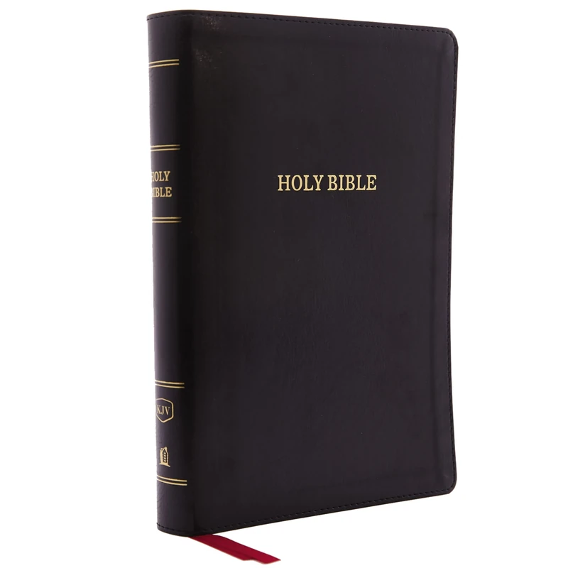 KJV Holy Bible: Giant Print with 53,000 Cross References, Deluxe Black Leathersoft, Red Letter, Comfort Print (Thumb Indexed): King James Version: Holy Bible, King James Version