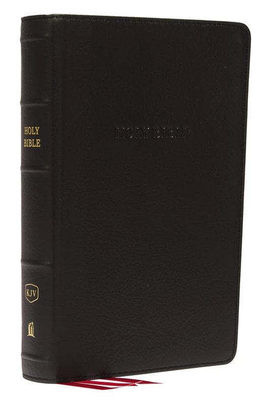 KJV Holy Bible: Personal Size Giant Print with 43,000 Cross References, Black Genuine Leather, Red Letter, Comfort Print: King James Version: Holy Bible, King James Version
