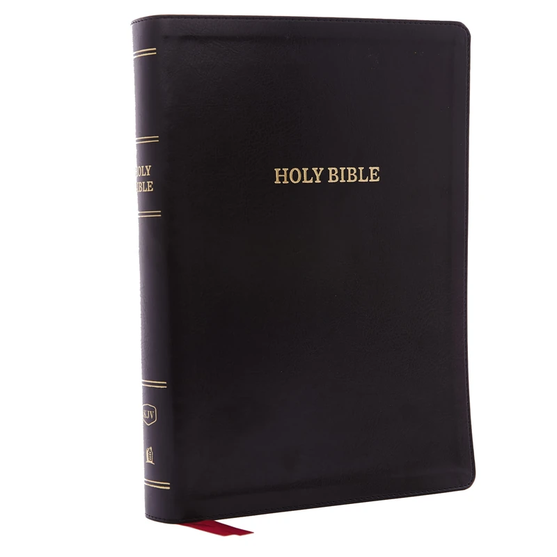 KJV Holy Bible: Super Giant Print with 43,000 Cross References, Deluxe Black Leathersoft, Red Letter, Comfort Print (Thumb Indexed): King James Version: Holy Bible, King James Version