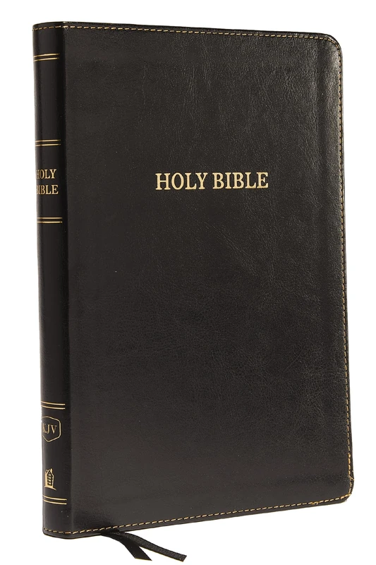 KJV Holy Bible: Large Print Thinline, Black Leathersoft, Red Letter, Comfort Print (Thumb Indexed): King James Version: Holy Bible, King James Version