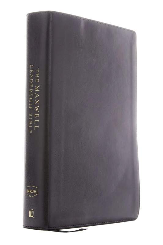 NKJV, Maxwell Leadership Bible, Third Edition, Leathersoft, Black, Comfort Print: Holy Bible, New King James Version - Image 1
