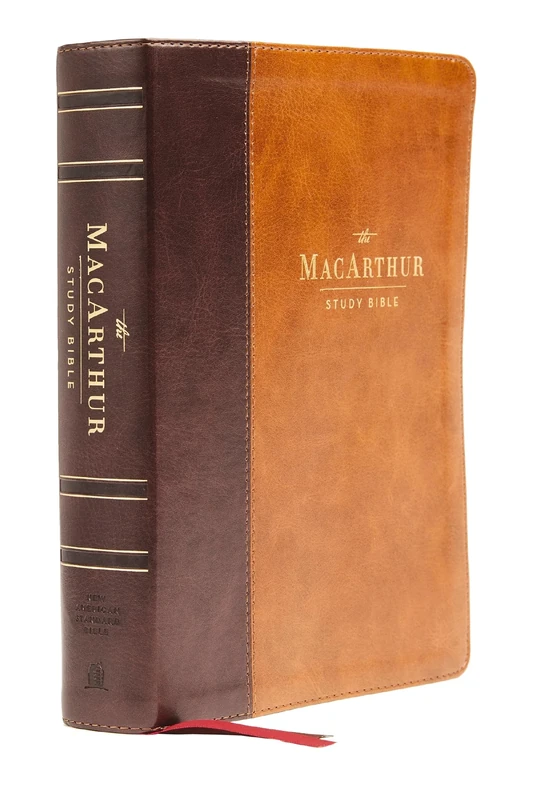 NASB, MacArthur Study Bible, 2nd Edition, Leathersoft, Brown, 1995 Text, Comfort Print: Unleashing God's Truth One Verse at a Time