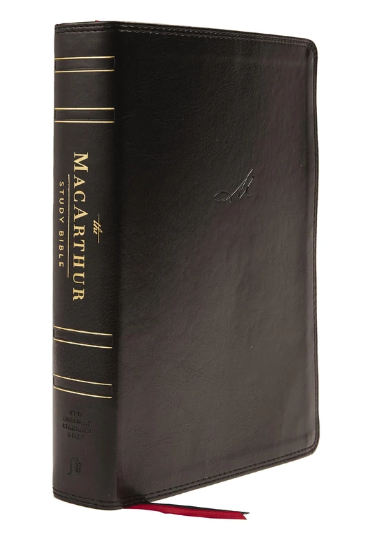 NASB, MacArthur Study Bible, 2nd Edition, Leathersoft, Black, 1995 Text, Comfort Print: Unleashing God's Truth One Verse at a Time